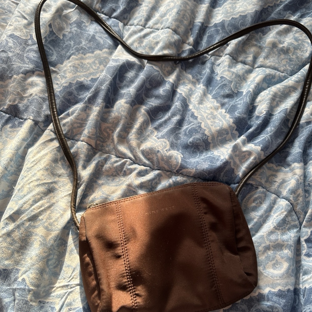 Nine West Dark Brown Crossbody Bag